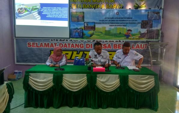 Sosialiasi Uji Coba Model Layanan Sanitasi Skala Terbatas Penanganan Air Limbah dan Persampahan Program Percepatan Pembangunan Sanitasi Permukiman (PPSP)